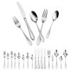 VEVOR 65-Piece Silverware Set, Food-Grade Stainless Steel Flatware Utensils, Mirror Finished Cutlery Set