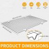 Cooling Racks for Cooking and Baking, 10" x 16" Baking Rack 2-Pack Heavy Duty Wire Cookie Rack for Cooking, Roasting, Grilling, Drying, Oven Safe