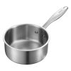 VEVOR 1.5 QT Saucepan, Stainless Steel Saucepan with Glass Lid, Multipurpose Nonstick Stainless Steel Small Cooking Sauce Pot with Ergonomic Handle