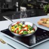 SOGA 32cm Stainless Steel Fry Pan â€“ Top-Grade Non-Stick Induction Compatible Frying Pan Skillet, Durable Cooking Pan for Home, Restaurant