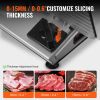 VEVOR Meat Slicer, 7.5 inch Electric Deli Food Slicer, 180W Meat Cutter with a Premium SUS420 Blade, 0-0.6 inch Adjustable Thickness