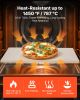 VEVOR Pizza Stone, 20 x 14 x 0.6 in Rectangular Cordierite Pizza Stone, 1450Fahrenheit Heat-Resistant Cook Stone