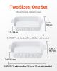 VEVOR Ceramic Baking Dish, 7" x 11", Bakeware Set of 2, Rectangular Casserole Dish Set, Baking Pans with Handles, Oven Secure