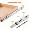 VEVOR Pull Out Cabinet Organizer, 17"W x 21"D Cabinet Drawer, Soft Close Slide out Shelf, Heavy-Duty Sliding Wood Drawer