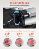 VEVOR Meat Slicer, 8.7 inch Electric Deli Food Slicer, 180W Meat Cutter with Two Premium SUS420 Blades, 0-0.6 inch Adjustable Thickness