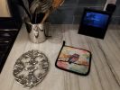 Elf Owl Pair of Pot Holders Kitchen Heat Resistant Pot Holders Sets Oven Hot Pads for Cooking Baking BBQ, 7 1/2 x 7 1/2