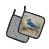 Blue Jay Pair of Pot Holders Kitchen Heat Resistant Pot Holders Sets Oven Hot Pads for Cooking Baking BBQ, 7 1/2 x 7 1/2