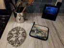 Bufflehead Pair of Pot Holders Kitchen Heat Resistant Pot Holders Sets Oven Hot Pads for Cooking Baking BBQ, 7 1/2 x 7 1/2